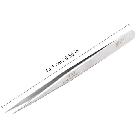 Stainless Steel Eyelash Extension Tweezers VETUS Eyelash Tweezer Non-magnetic Volume Lashes Tools Individual Eyelashes Make Up