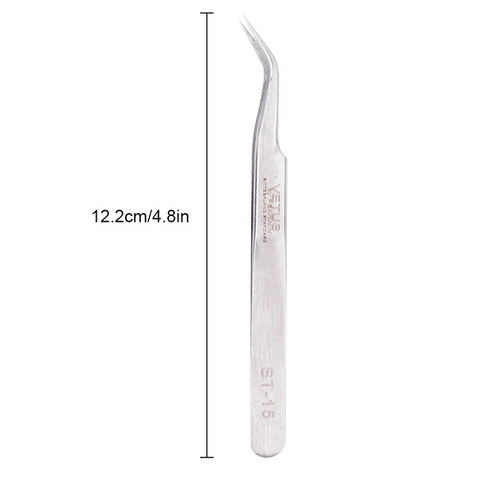 Stainless Steel Eyelash Extension Tweezers VETUS Eyelash Tweezer Non-magnetic Volume Lashes Tools Individual Eyelashes Make Up