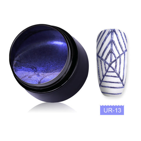 UR SUGAR 7ml Wire Drawing Nail Gel Lacquer Painting Gel Varnish Pulling Silk Spider Creative Nail Art Gel Nail Polish 30 Colors