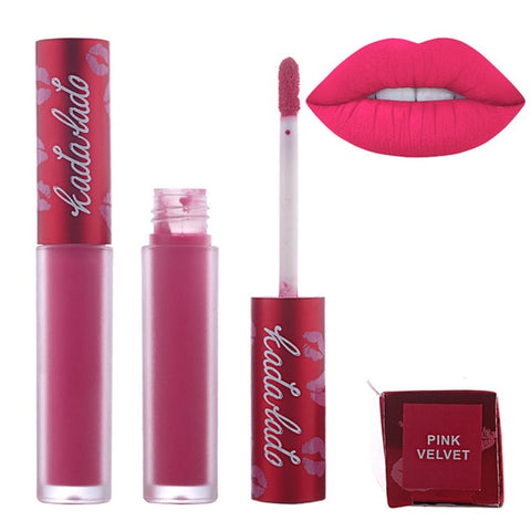 Brand Lip Gloss Waterproof Nude Long Lasting Matte Liquid Lipstick Kit  Red Lip Stick Lip Makeup Lipgloss Beauty Cosmetics Set