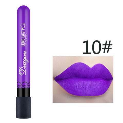 Best Selling Waterproof Lipstick Sexy Vampire lip stick matte velvet lipsticks Red lips color 28 color ladies Makeup cosmetics