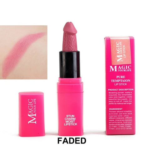 12 Colors Shape Penis Lipstick Long Lasting Moisturing Lipstick Sexy Red Velvet Lips Make Up Matte Waterproof Lipsticks Makeup