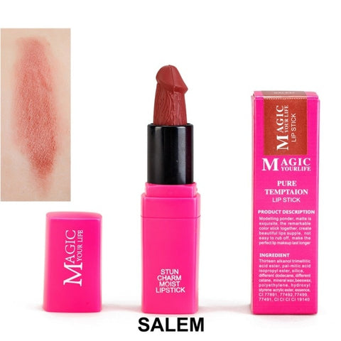 12 Colors Shape Penis Lipstick Long Lasting Moisturing Lipstick Sexy Red Velvet Lips Make Up Matte Waterproof Lipsticks Makeup