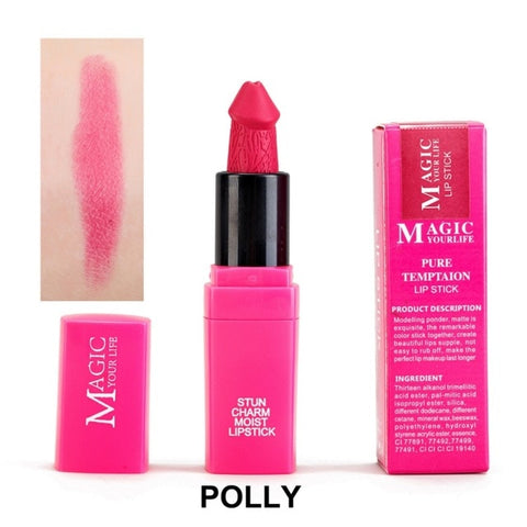 12 Colors Shape Penis Lipstick Long Lasting Moisturing Lipstick Sexy Red Velvet Lips Make Up Matte Waterproof Lipsticks Makeup