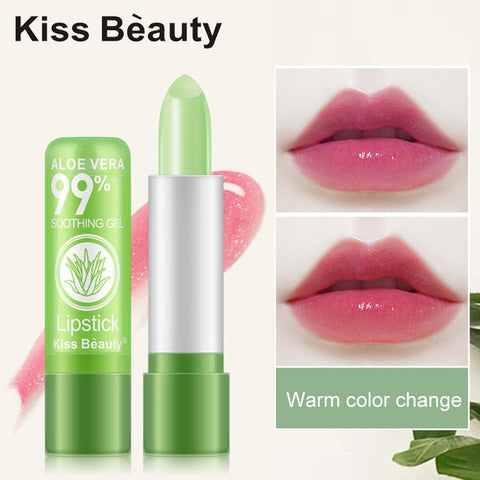 Flower Crystal Jelly Lipstick Magic Temperature Color Changing Lip Balm Moisturizing Long Lasting Beauty Lipstick Makeup TSLM1