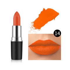 2018 New 29 Color Matte Bullet Head Lipstick Waterproof Long Lasting Makeup Tube Make Up Waterproof Liquid Lip Stick Cosmetic