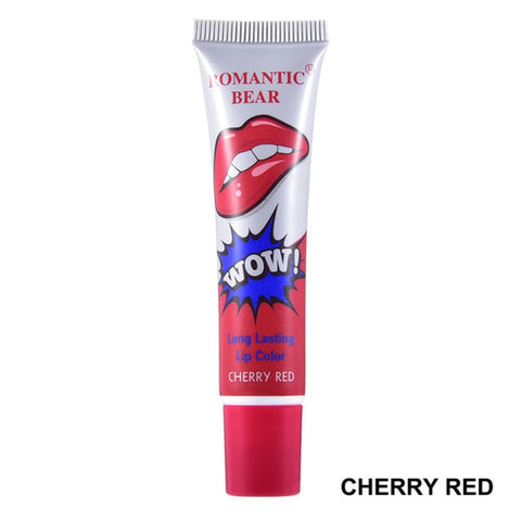 6 colors take off liquid lipstick waterproof long-lasting lip gloss lint mask makeup tattoo matte lipstick lipstick cosmetic