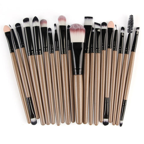 20pcs/set Makeup Brushes Pro Blending Eyeshadow Powder Foundation Eyes Eyebrow Lip Eyeliner Make up Brush Cosmetic Tool