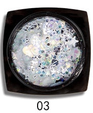 Glitter Powder Eye Makeup Sequins Face Shinny Gel Pigment Flash Heart Star Cream Rainbow Gold Silver Pink Mermaid Flake