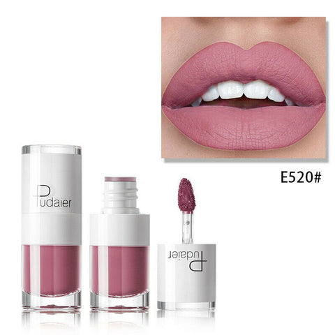 Matte liquid lipstick waterproof red makeup long-lasting matte lip tattoo rich lip gloss rouge makeup tools