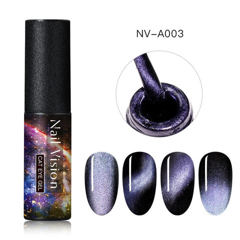 9D Chameleon Magnetic Cat Eye Gel Nail Polish Long Lasting Shining Laser Cat Eye Soak Off UV LED Nail Art Gel Varnish Lacquer