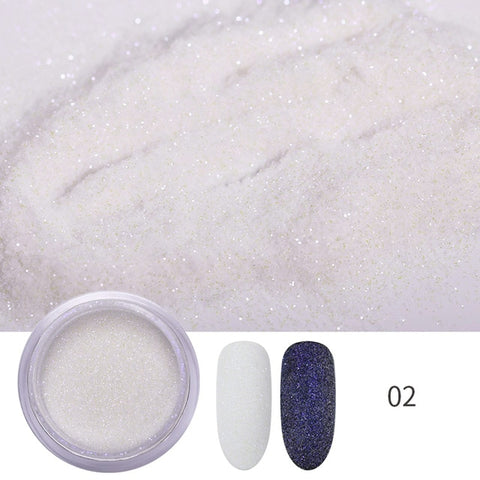 1Box Sugar Nail Powder Holographic Glitter Nail Dust Powder Laser Gradient Nail Pigment Holographic Glitter Nail Art Decoration