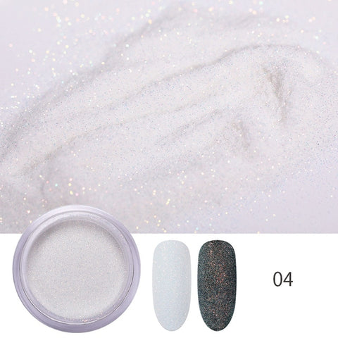 1Box Sugar Nail Powder Holographic Glitter Nail Dust Powder Laser Gradient Nail Pigment Holographic Glitter Nail Art Decoration