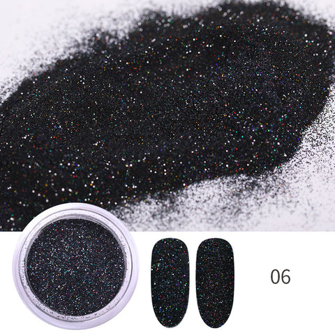 1Box Sugar Nail Powder Holographic Glitter Nail Dust Powder Laser Gradient Nail Pigment Holographic Glitter Nail Art Decoration