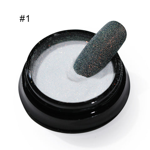 1Box Sugar Nail Powder Holographic Glitter Nail Dust Powder Laser Gradient Nail Pigment Holographic Glitter Nail Art Decoration