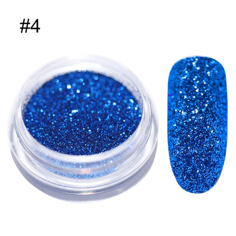 1Box Sugar Nail Powder Holographic Glitter Nail Dust Powder Laser Gradient Nail Pigment Holographic Glitter Nail Art Decoration