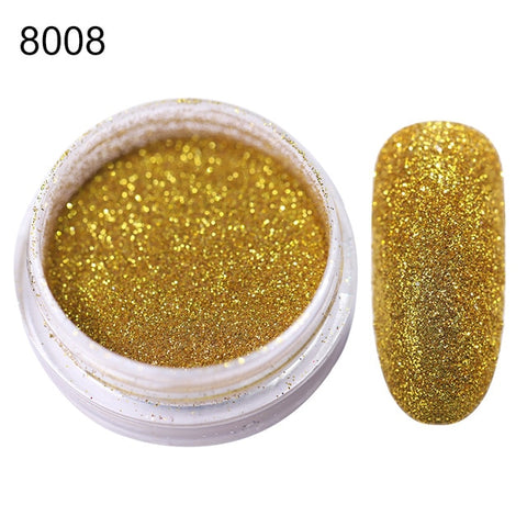 1Box Sugar Nail Powder Holographic Glitter Nail Dust Powder Laser Gradient Nail Pigment Holographic Glitter Nail Art Decoration