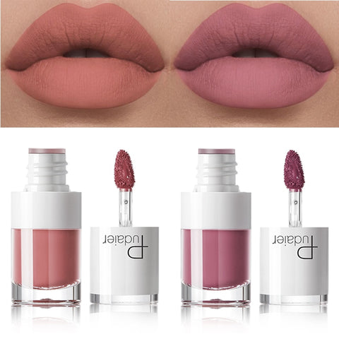 Pudaier 16 Colors Matte Liquid Lipstick Nude Makeup Waterproof Lipgloss Long Lasting Rouge Batom Lip Gloss Lips Sick Cosmetics