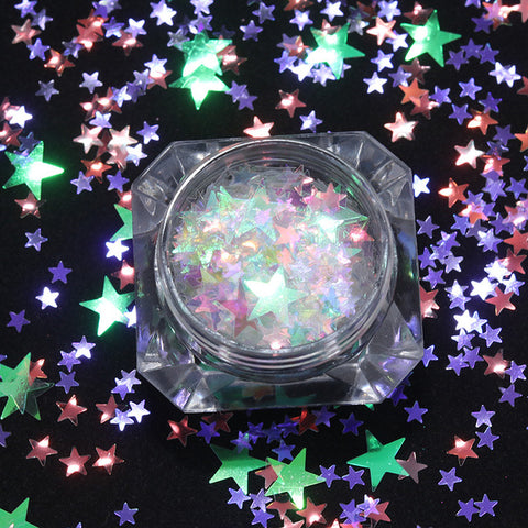 BORN PRETTY 1 Box Holo Nail Flakies Sequins Rose Gold Holographic Powder Paillette DIY Nail Art Decoration