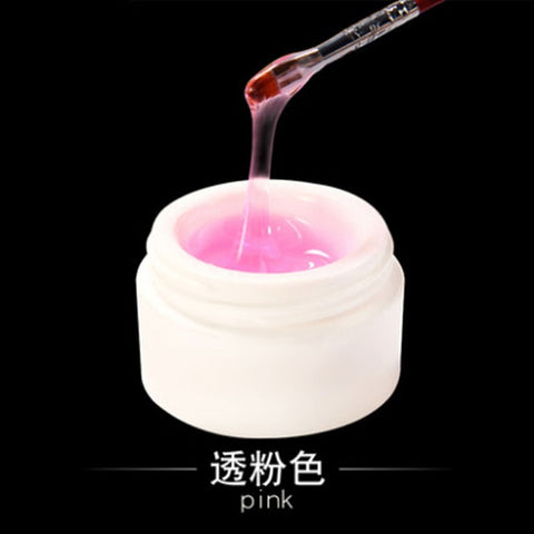 UV Builder Gel For Nail Extension Gels Acrylic UV Builder Crystal Nail Art Extension Tips Pink / White / Clear Extension gel