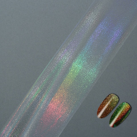 4*100cm/Roll Holographic Nail Foil Flame Dandelion Panda Bamboo Holo Nail Art Transfer Sticker Water Slide Nail Art Decals