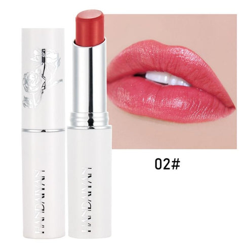 Hot Sales Natural Rose Essence Matte Lipstick Lip Balm Brighten Waterproof Long Lasting Lips Makeup Cosmetics Maquiagem TSLM2