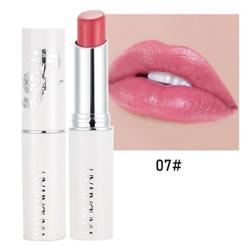 Hot Sales Natural Rose Essence Matte Lipstick Lip Balm Brighten Waterproof Long Lasting Lips Makeup Cosmetics Maquiagem TSLM2