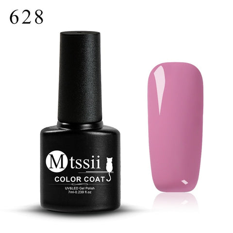 Mtssii For Sale 7ML Nail Polish Holographic Glitter Platinum UV Nail Gel Polish Shine Shimmer Manicure Soak Off Nail Art Varnish