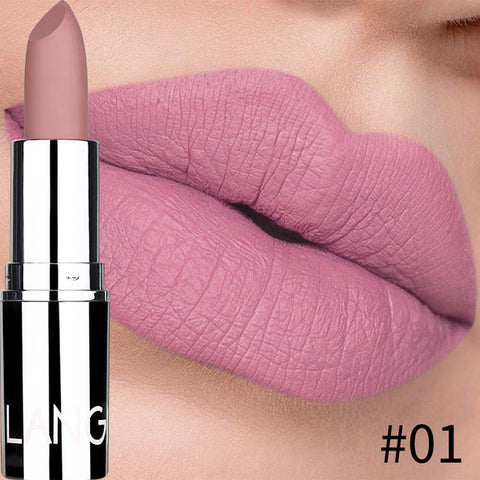 8 Colors Velvet Lip Stick Matte Lipstick Makeup Kit Professional Rouge Waterproof Long Lasting Lip Stick Cosmetics Beauty Lips