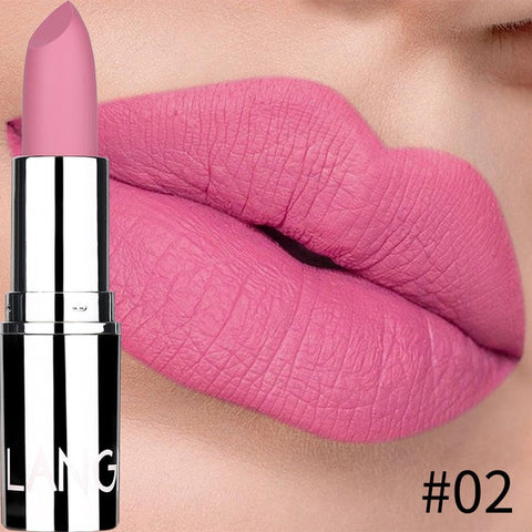 8 Colors Velvet Lip Stick Matte Lipstick Makeup Kit Professional Rouge Waterproof Long Lasting Lip Stick Cosmetics Beauty Lips