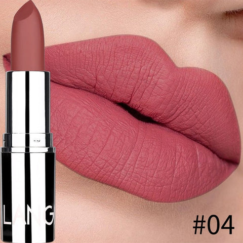 8 Colors Velvet Lip Stick Matte Lipstick Makeup Kit Professional Rouge Waterproof Long Lasting Lip Stick Cosmetics Beauty Lips