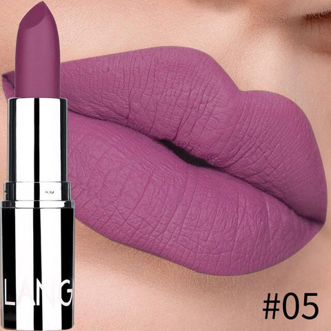 8 Colors Velvet Lip Stick Matte Lipstick Makeup Kit Professional Rouge Waterproof Long Lasting Lip Stick Cosmetics Beauty Lips