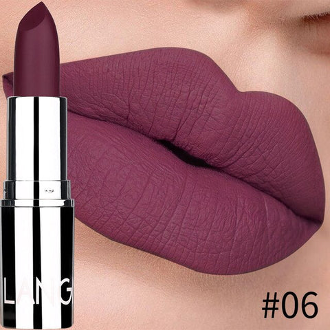 8 Colors Velvet Lip Stick Matte Lipstick Makeup Kit Professional Rouge Waterproof Long Lasting Lip Stick Cosmetics Beauty Lips