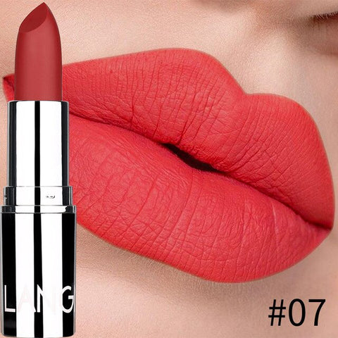 8 Colors Velvet Lip Stick Matte Lipstick Makeup Kit Professional Rouge Waterproof Long Lasting Lip Stick Cosmetics Beauty Lips