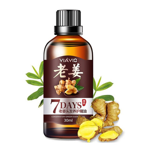 Hair Essential Oil Hair Care Oil Ginger Essence Hairdressing Hair Mask Essential Oil Dry Damaged Hairs Nutrition Drop Ship TSLM1