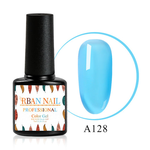 RBAN NAIL Gel Polish Set UV Vernis Semi Permanent Primer Top Coat 7ML Nail Gel Varnish Nail Art Manicure Gel Polishes Nails