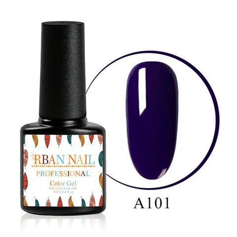 RBAN NAIL Gel Polish Set UV Vernis Semi Permanent Primer Top Coat 7ML Nail Gel Varnish Nail Art Manicure Gel Polishes Nails