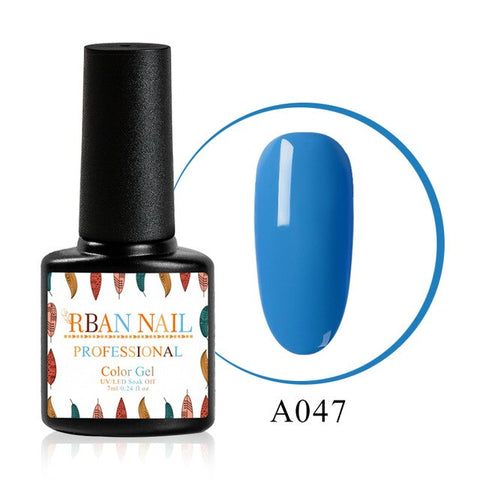 RBAN NAIL Gel Polish Set UV Vernis Semi Permanent Primer Top Coat 7ML Nail Gel Varnish Nail Art Manicure Gel Polishes Nails