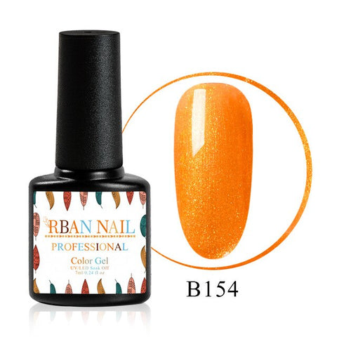 RBAN NAIL Gel Polish Set UV Vernis Semi Permanent Primer Top Coat 7ML Nail Gel Varnish Nail Art Manicure Gel Polishes Nails