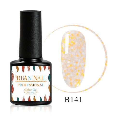 RBAN NAIL Gel Polish Set UV Vernis Semi Permanent Primer Top Coat 7ML Nail Gel Varnish Nail Art Manicure Gel Polishes Nails