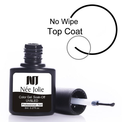 NEE JOLIE 8ml Matte Color UV Gel Nail Polish Red Semi Permanent Soak Off UV Gel Varnish DIY Nail Art Paint Gel Top Coat