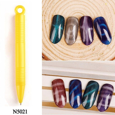 Rosalind UV Cat Eyes Gel Polish Magnet Stick 3D Magical Line Strip Effect Sticks Manicure Nail Arting Tool For Cat Eye Style