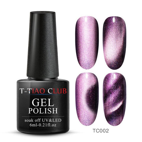 Magnet Chameleon Magnetic Cat Eye Nail Gel Polish Semi Permanant Long Lasting Shining Laser Nail Art Soak Off UV Gel Varnish