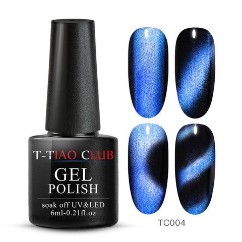 Magnet Chameleon Magnetic Cat Eye Nail Gel Polish Semi Permanant Long Lasting Shining Laser Nail Art Soak Off UV Gel Varnish