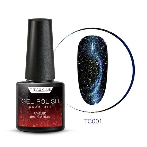 Magnet Chameleon Magnetic Cat Eye Nail Gel Polish Semi Permanant Long Lasting Shining Laser Nail Art Soak Off UV Gel Varnish