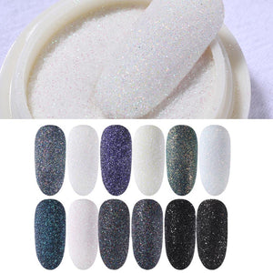 Starry Ultra Thin Nail Glitter Powder Art Decorations Women Manicure Pigment Easy to apply on natural or artificial nails.