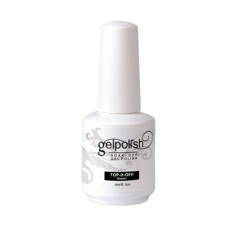 CATUNESS   Topcoat No Wipe Topcoat Gel Polish Non cleansing top coat without sticky layer  Nail Art Acrylic 15 ML UV/LED