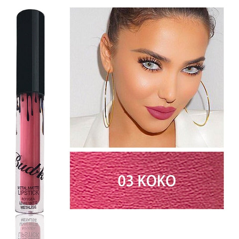 NEW BUD K Brand Liquid Matte Lipstick set lips Pencil Makeup lasting Waterproof Mate lip gloss Cosmetics lip kit batom CANDY K