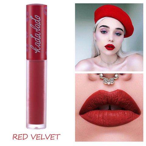 KADALADO Brand Make Up Waterproof Nude Lipstick Long Lasting Liquid Matte Lipstick Pen Lip Gloss Cosmetics Lipgloss Lip Makeup