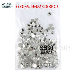 High light AAA rhinestone crystal AB clear SS3-SS40(1.3mm-8.4mm) Non Hotfix flatback Rhinestones for Nails 3D nail art  gems045